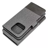 OEM GOMMA book-style phone case for iPhone 17 Pro, gray