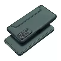 OEM RAZOR Book Case for Xiaomi Redmi 14C, dark green