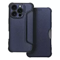 OEM RAZOR book-style phone case for iPhone 16 Pro, blue