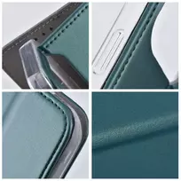 OEM SMART MAGNETO Book Case for MOTOROLA G06, dark green