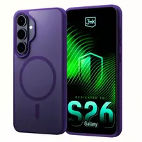 3mk Protection 3mk Smoke MagCase phone case with MagSafe support for Samsung Galaxy S26+ (S947) purple
