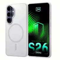 3mk Protection 3mk Smoke MagCase phone case with MagSafe support for Samsung Galaxy S26+ (S947), white