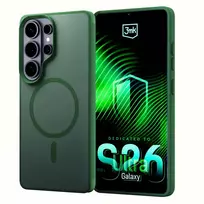 3mk Protection 3mk Smoke MagCase phone case with MagSafe support for Samsung Galaxy S26 Ultra (S948) green