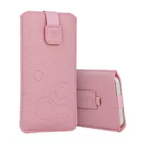 Wonder Deko Pouch Case (XXL Size) for Samsung S25 Ultra/S24 Ultra/M35/M23/A16 5G/Xiaomi Redmi 14C, pink