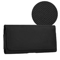 Toptel HIT Belt Holster (XL Size) for iPhone 17 Pro Max/16 Pro Max/Samsung A55 5G/A53/S25/S24, design 2, black (167x83 mm)