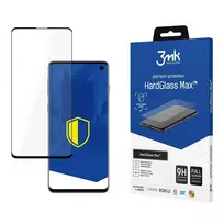 3MK HardGlass Max tempered glass screen protector for Samsung Galaxy S10, Black