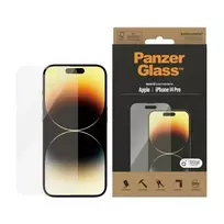 PanzerGlass Classic Fit tempered glass screen protector for iPhone 14 Pro 6.1"