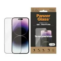 PanzerGlass Ultra-Wide Fit tempered glass screen protector for iPhone 14 Pro Max, 6.7"