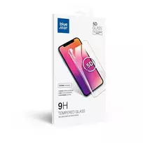 Fusion Accessories Blue Star 5D tempered glass screen protector for iPhone X, iPhone XS, and iPhone 11 Pro, black with frame