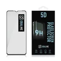 Obal:Me Tempered Glass Screen Protector for Samsung Galaxy M12, A32 5G, A12, and A02s - Black
