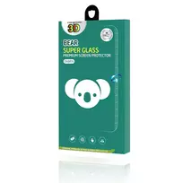 Reals Bear Super Hard tempered glass for phone Xiaomi Redmi 9A | Xiaomi Redmi 9AT | Xiaomi Redmi 9C, black