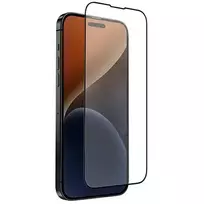 uniq Optix Matte frosted tempered glass screen protector for iPhone 15 | iPhone 14 Pro, with applicator