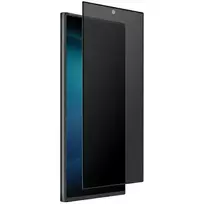 uniq Optix privacy tempered glass screen protector for Samsung Galaxy S24 Ultra, with applicator