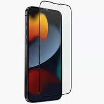 uniq Optix Vivid tempered glass screen protector for iPhone 14 Plus, with applicator