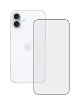 Fusion Accessories Fusion 5D tempered glass screen protector for Apple iPhone 16, black