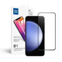 Blue Star 5D tempered glass screen protector with frame for Samsung Galaxy S23 FE, black