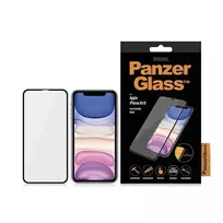 PanzerGlass E2E Super+ tempered glass screen protector for iPhone XR | 11 with black frame