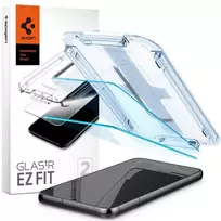 Spigen EZ FIT tempered glass screen protectors for Samsung Galaxy S23, clear, 2-pack