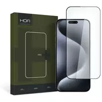 Hofi GLASS PRO+ tempered glass screen protector for iPhone 15 Pro Max, black