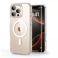 ESR Classic Hybrid HaloLock MagSafe Tempered Glass for iPhone 16 Pro Max, Clear
