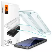 Spigen EZ FIT tempered glass screen protectors for Samsung Galaxy S24 FE, clear, 2-pack