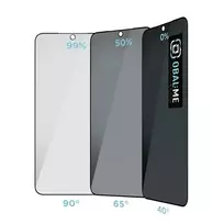 Obal:Me Privacy 5D Glass Screen Protector for Samsung Galaxy A56 5G, Black