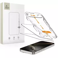 Tech-Protect TEMPERED GLASS Quick Set+ 2-Pack iPhone 16 Pro Black