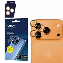 3MK HARDY Lens Protection Pro lens glass for iPhone 17 Pro | 17 Pro Max - orange