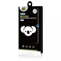 Reals Bear Super HD Hard Glass Tempered Glass Screen Protector with Frame for Apple iPhone 17 Pro