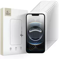 Tech-Protect TEMPERED GLASS SCREEN PROTECTOR BUNDLE 10-PACK FOR IPHONE 13 / 13 PRO / 14 / 16E - CLEAR