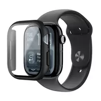 AmazingThing Radix Glass Screen Protector with Case for Apple Watch Series 11 42mm - Black