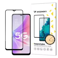 Wozinsky Super Durable Full Glue Tempered Glass Full Screen with Frame Case Friendly for Realme Narzo 50 Black