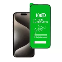 Toptel Tempered Glass HARD CERAMIC for IPHONE 15 PRO - BLACK