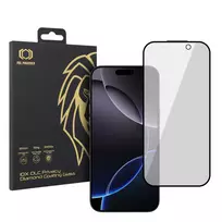 TEL PROTECT Tempered glass 10X Privacy DLC Diamond Coating for iPhone 16 Pro Max