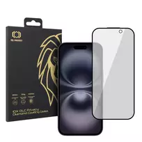 TEL PROTECT Tempered glass 10X Privacy DLC Diamond Coating for iPhone 16