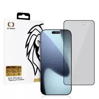 TEL PROTECT Tempered glass 10X Privacy Titanium for iPhone 17 Pro