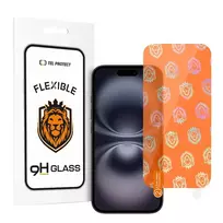 TEL PROTECT Best Flexible Hybrid Tempered Glass for IPHONE 16 PLUS
