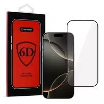TEL PROTECT Full Glue 6D Tempered Glass for IPHONE 16 PRO/17 Black