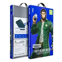 BlueO 5D Mr. Monkey Glass - Apple iPhone 17 Air black (Strong Matte)