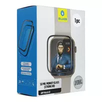 BlueO 5D Mr. Monkey Glass - for Apple Watch Series 10/11 46MM black (Strong HD)