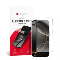 Forcell Flexible 5D hybrid glass for iPhone 16 Pro Max