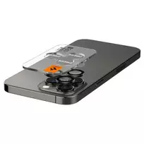 Spigen OPTIX.TR "EZ FIT" Camera Protector 2-Pack iPhone 14 Pro | 14 Pro Max | 15 Pro | 15 Pro Max | 16 Pro | Pro Max Black