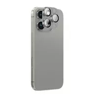 AmazingThing Aviation-Grade Alloy and Tempered Glass Lens for iPhone 16 Pro | 16 Pro Max Camera Lens - Gray