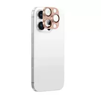AmazingThing Aviation-Grade Alloy Tempered Glass Lens for iPhone 16 Pro | 16 Pro Max Camera Lens - Rose Gold