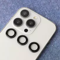 TFO Lens glasses set for iPhone 16 Plus 6.7" with black frame (2pcs)