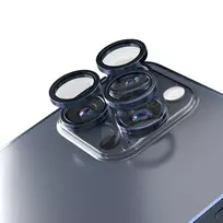 Etteri camera lens protector for iPhone 15 Pro / 15 Pro Max, deep blue