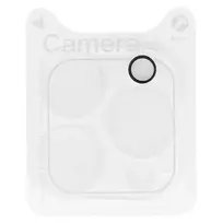 Toptel Tempered Glass HARD Camera Lens Protector for iPhone 16 Pro/16 Pro Max (Island)