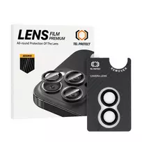 TEL PROTECT Tempered glass 3D lens, Aramid Series camera protector for iPhone 16/16 Plus (lens, 2 pieces)