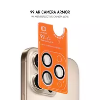 TEL PROTECT Tempered glass, titanium lens, 99% AR camera coating for Samsung Galaxy S26, transparent (lens, 3 pcs)