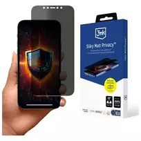 3MK Protection: Silky Matte Privacy Screen Protector for iPhone 12 | iPhone 12 Pro (privacy effect)